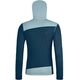 Bluza z kapturem damska Ortovox Fleece Light Hoody - deep ocean