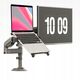 H180-FP Podwójny Ergonomiczny uchwyt biurkowy do laptopa i monitora Regulacja 3D