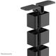 NEOMOUNTS Cable Spine Organizer for sit/stand desk frames screw mounted magnetic channel black