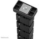 NEOMOUNTS Cable Spine Organizer for sit/stand desk frames magnet mounted black
