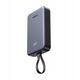 Powerbank UGREEN PB505 20000mAh USB-A, USB-C 20W + wbudowany kabel USB-C szary