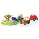 *****Klocki waffle Farmer traktor/łąka 100el 07535
