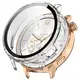 Etui ze szkłem do zegarka Bizon Case+Glass Watch do OnePlus Watch 3 43mm przeźroczyste