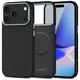 Etui Tech-Protect Ion Carbon MagSafe do Apple iPhone 17 Pro Black/silver