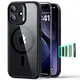 Zestaw ESR etui + szkło na ekran Classic Hybrid MagSafe & Tempered Glass do Apple iPhone 17 Clear/black