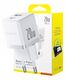 Ładowarka sieciowa Baseus Palm 20W USB-A, USB-C biała