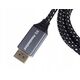 Kabel PremiumCord PREMIUMCORD Kabel DisplayPort 1.4 přípojný kabel, kovové a zlacené konektory, 0,5m
