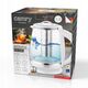 Czajnik szklany CR 1290 CAMRY z zaparzaczem Kettle glass 2,0 l - white