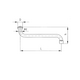 Wylewka KFA Typu S 160mm chrom (831-154-00)
