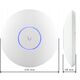 PUNKT DOSTĘPOWY UQ-U6-ENTERPRISE UniFi Wi-Fi 6E 2.4&nbsp|GHz, 5&nbsp|GHz, 6&nbsp|GHz, 573.5&nbsp|Mbps + 4800&nbsp|Mbps + 4800&nbsp|Mbps UBIQUITI