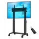 GF100B - Profesjonalny elektryczny mobilny stojak TV wózek do telewizorów LCD LED 75&quot| - 100&quot|
