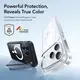 Etui ESR Classic Hybrid Kickstand MagSafe do Apple iPhone 17 Pro Max Clear/black