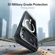 Etui ESR Classic Hybrid Kickstand MagSafe do Apple iPhone 17 Pro Max Clear/black