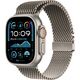 Apple Watch Ultra 2 (GPS + Cellular) 49mm Natural Titanium Case with Natural Titanium Milanese Loop, Medium (MX5R3)