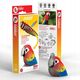 EUGY 3D Cardboard Model Kit - Parrot