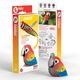EUGY 3D Cardboard Model Kit - Parrot