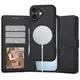 Etui z klapką Tech-protect Wallet MagSafe do Apple iPhone 17 Matte Black