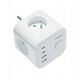 MORRE ROZGAŁĘZIACZ KOSTKOWY 3G,2xUSB,2xUSB-C