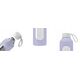 Szklana butelka Wessper B1 Borosilicate 1000ml Lavender  (WES260-VI-NEW)