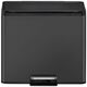 Pedal bin, EKO Essential, black, stainless steel, 3-compartment, 3x9 ltr., with soft close lid