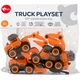 bo. DIY construction toy Building trucks