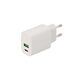 Φορτιστής Τοίχου SEEK TOTI 20W Type-C + USB A, Λευκός