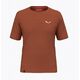 Koszulka szybkoschnąca Salewa Pedroc Dry Hyb T-Shirt - bombay brown rozmiar: l