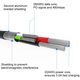 Kabel USB Swissten USB-A - USB-C 0.2 m Niebieski (71521108)