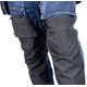 Spodnie robocze DENIM, wzmocnienia Cordura, odpinane kieszenie kaburowe, granatowe, rozmiar XXL