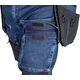 Spodnie robocze DENIM, wzmocnienia Cordura, odpinane kieszenie kaburowe, granatowe, rozmiar XXL
