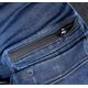 Spodnie robocze DENIM, wzmocnienia Cordura, odpinane kieszenie kaburowe, granatowe, rozmiar XL