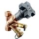 Hydrocontrol VTR, βαλβίδα εξισορρόπησης, DN 15, 1/2GW, μπρούντζος, με βαλβίδα μέτρησης και σφαιρική βαλβίδα