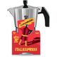 Kawiarka aluminiowa Pezzetti Italexpress 14 filiżanek  włoski styl srebrna