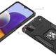 Wozinsky Wozinsky Ring Armor pancerne hybrydowe etui pokrowiec + magnetyczny uchwyt Samsung Galaxy A22 4G czarny