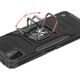 Wozinsky Wozinsky Ring Armor pancerne hybrydowe etui pokrowiec + magnetyczny uchwyt Samsung Galaxy A22 4G czarny