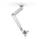 Compulocks iPad Mini 8.3" Space Enclosure Articulating Arm Mount - Befestigungskit (Gelenkarm, Gehause) - fur Tablett - verriegelbar - hochwertiges Aluminium - Schwarz, Silber - Bildschirmgrosse: 21.1 cm (8.3") - Tischmontage, auf Konsole montierbar