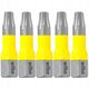WIHA 41591 - Bit-Satz, 5-teilig, Y-Bit, 25 mm, T10 (41591)