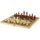 Klasyczna Gra Logiczna 3w1 Szachy Warcaby Backgammon Drewniane LEAN Toys
