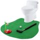 Zestaw Gra Zręcznościowa Golf Toaletowy Mata Kij Piłki Zawieszka Na Drzwi LEAN Toys