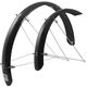 Skydeliai FORCE Aluflex 26" su usais (PET plastikas, juodi)