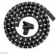 NEOMOUNTS Spiral Cable Wrap 25mm multiple cables black