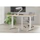 NEOMOUNTS Cable Spine Organizer for sit/stand desk frames magnet mounted white