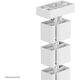 NEOMOUNTS Cable Spine Organizer for sit/stand desk frames magnet mounted white