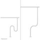 NEOMOUNTS Cable Spine Organizer for sit/stand desk frames screw mounted white