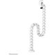 NEOMOUNTS Cable Spine Organizer for sit/stand desk frames clamp mounted white