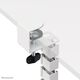 NEOMOUNTS Cable Spine Organizer for sit/stand desk frames clamp mounted white