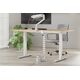 NEOMOUNTS Cable Spine Organizer for sit/stand desk frames clamp mounted white