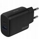 Ładowarka Sieciowa 230v 30w Na Usb-c Usb Type-c + Usb Kabel 1m 60w Usb-c / Wcsp23011001 / Silicone Power 2 / Czarny
