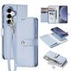 Etui z klapką Dux Ducis Lawa do Samsung Galaxy S25+ Plus z odłączanym portfelem magnetycznym niebieskie
