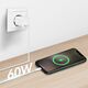 LogiLink USB-A - USB-C 0.5m w nylonowym oplocie biały